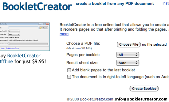 free booklet creator for mac